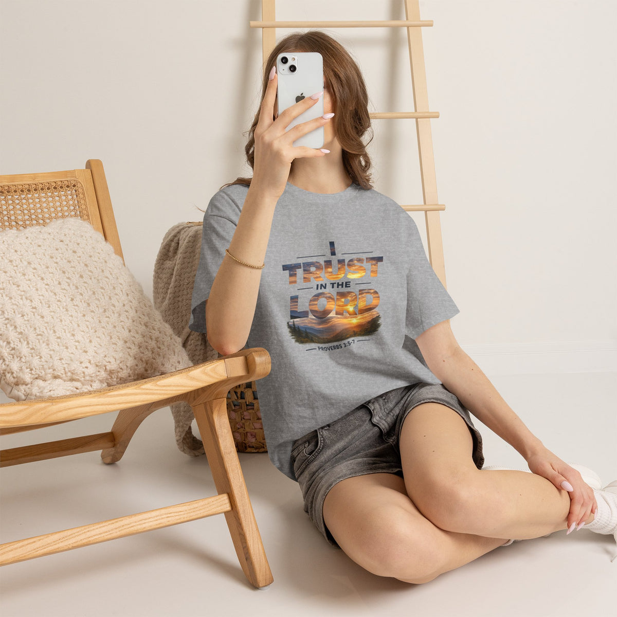 I Trust In The Lord - Mountains T‑Shirt — Proverbs 3:5 Christian Tee