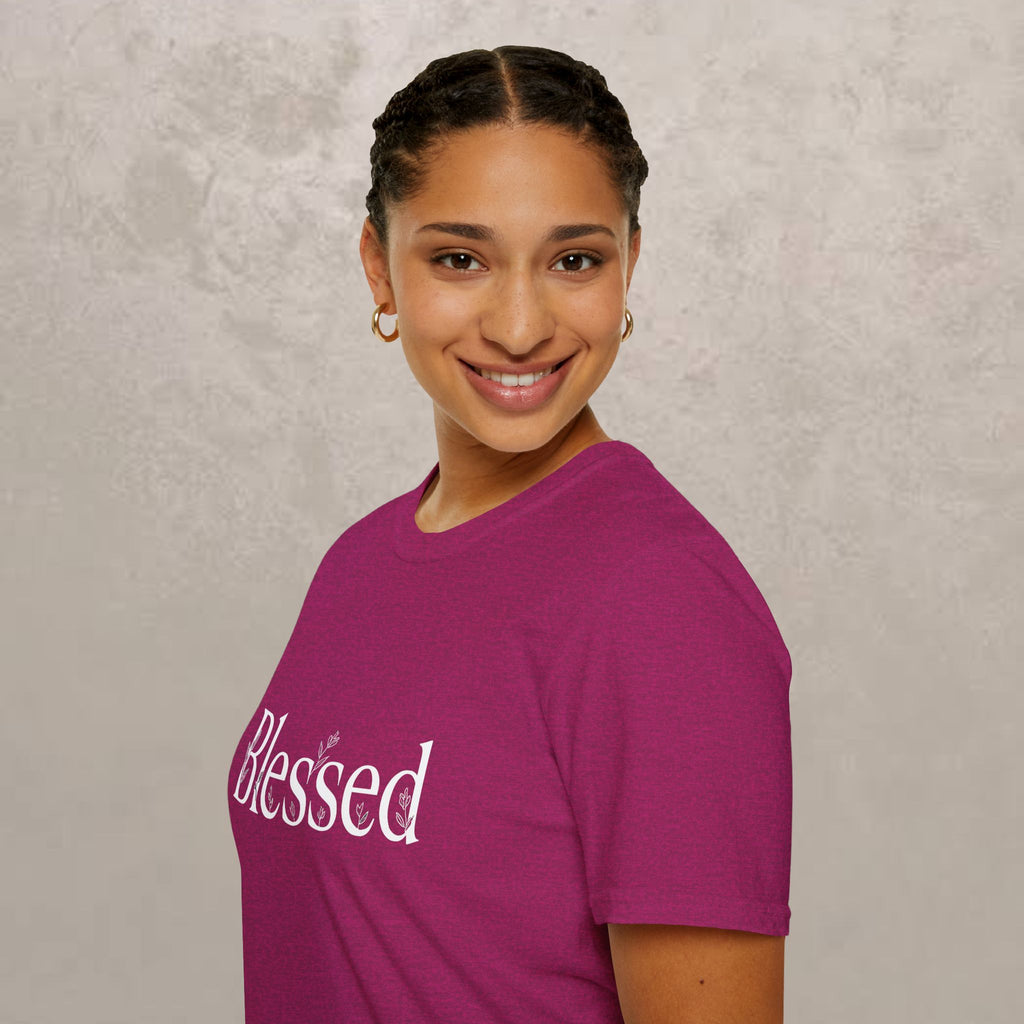 Blessed Floral Logo  Women's T-Shirt