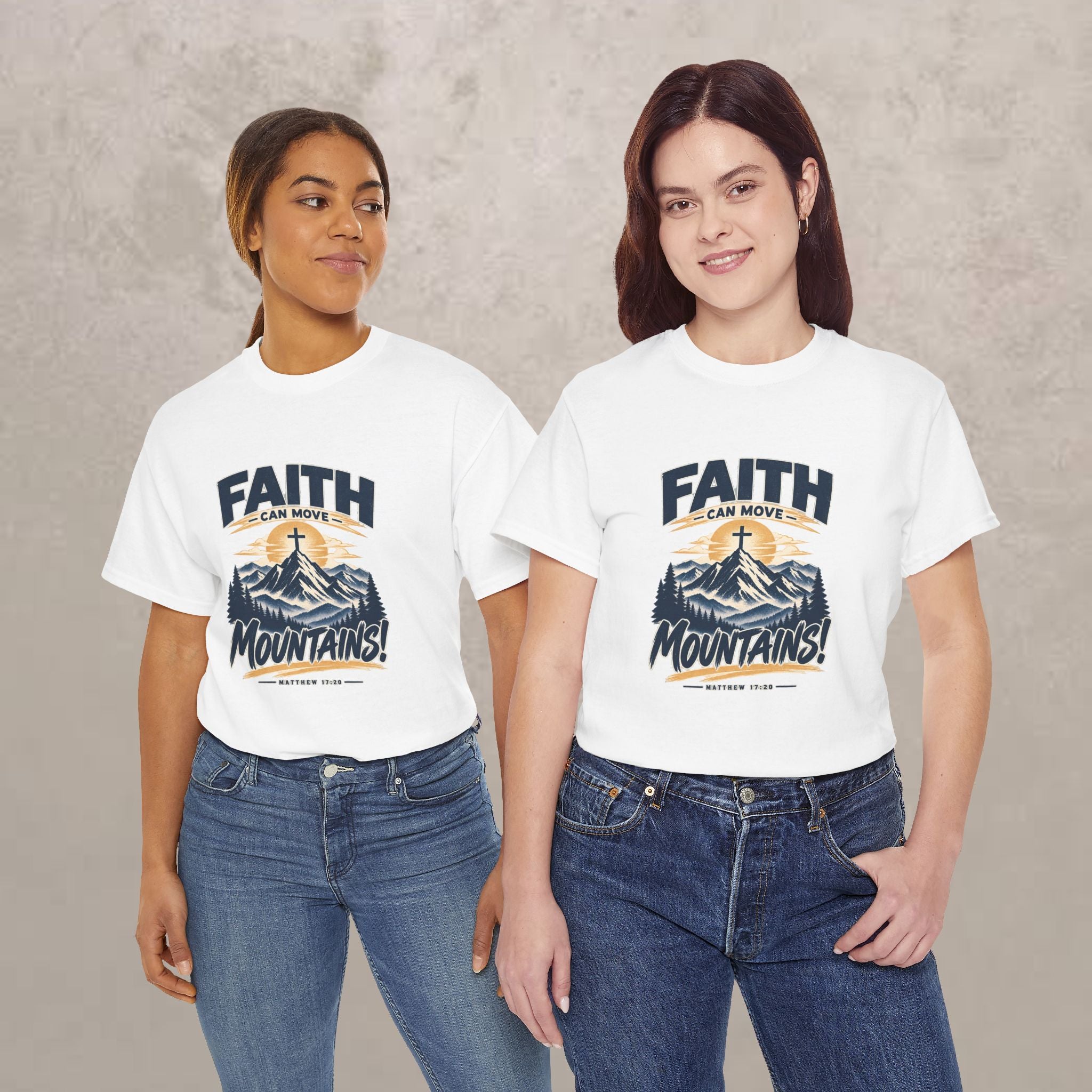 Faith Can Move Mountains Unisex Tee