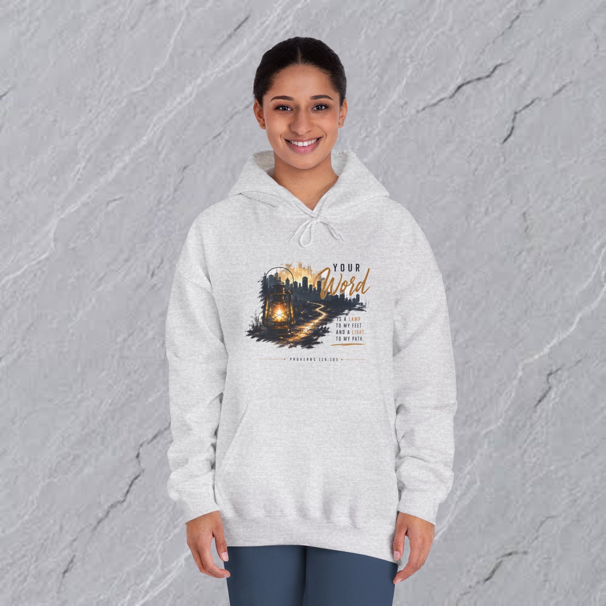 Your Word is Lamp to My Feet -  Hooded Sweatshirt