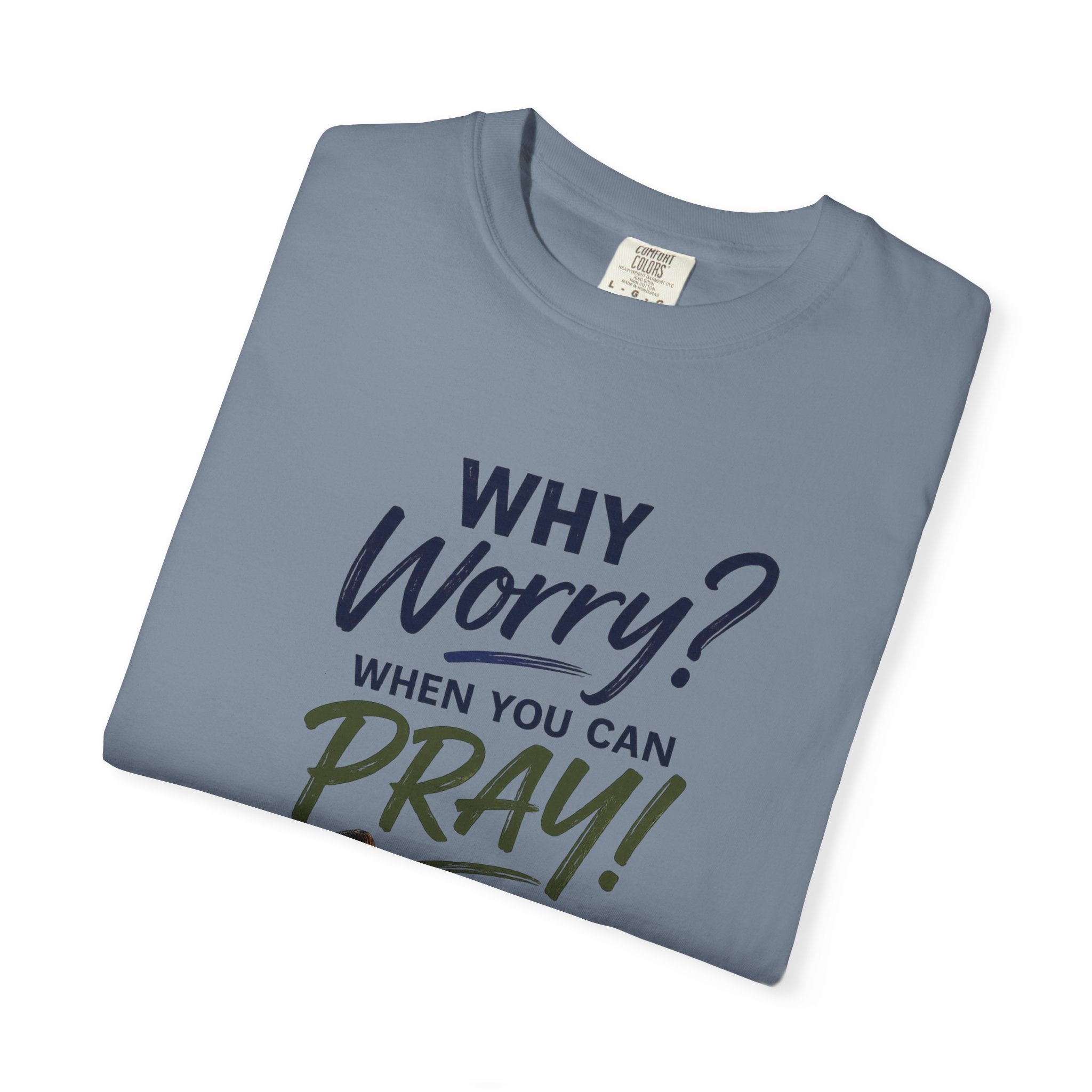 Why Worry - Pray - Men's Tee — Asian Man