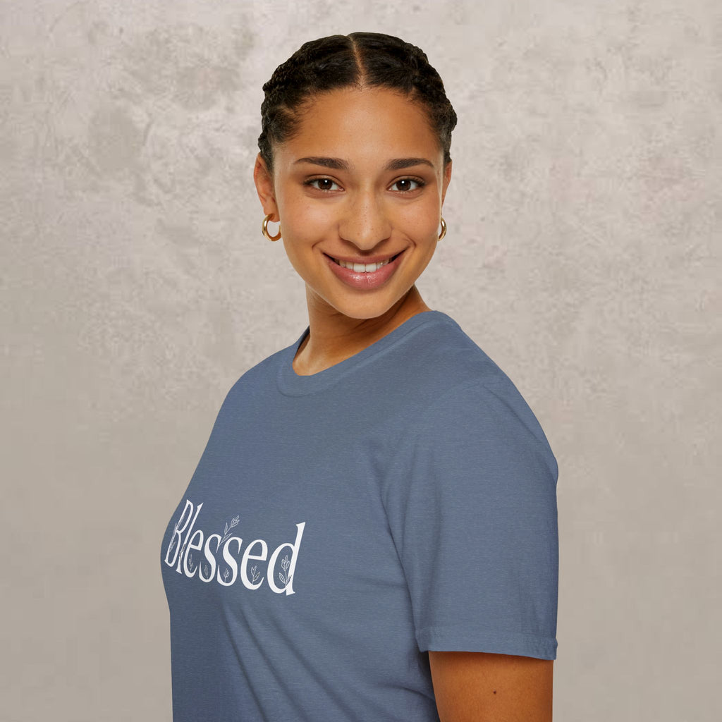 Blessed Floral Logo  Women's T-Shirt