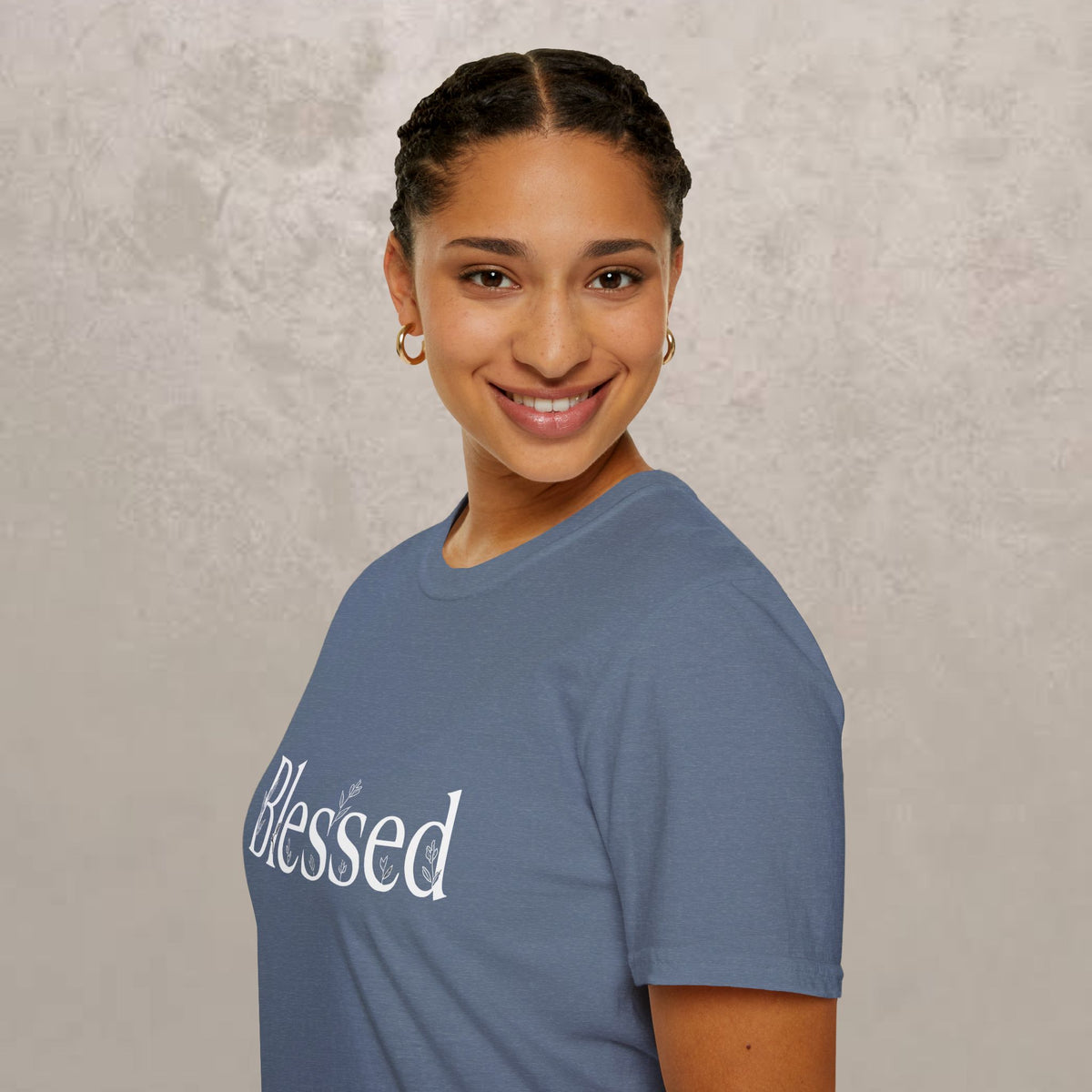 Blessed Floral Logo  Women's T-Shirt