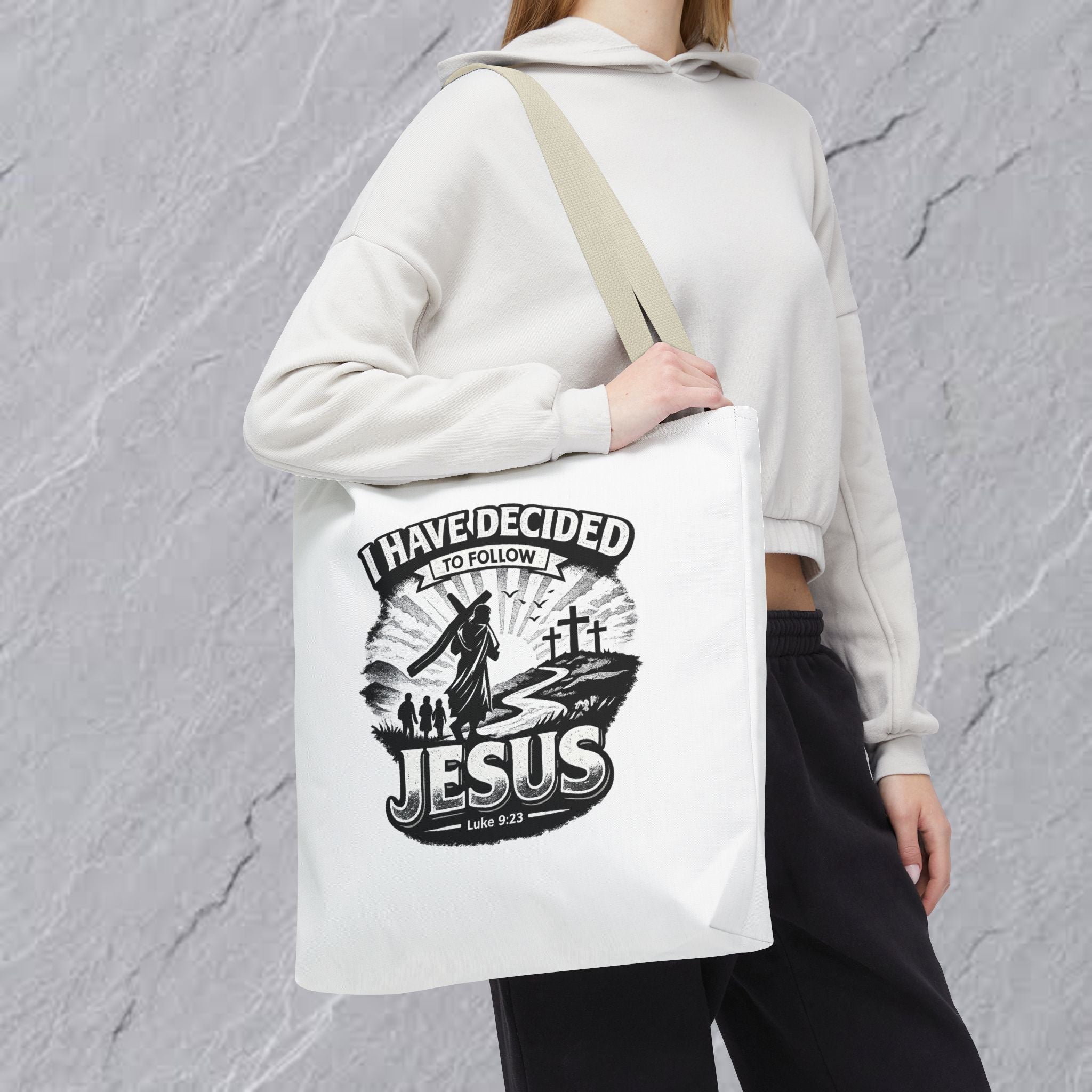 I Have Decided to Follow Jesus Tote Bag — Carryall