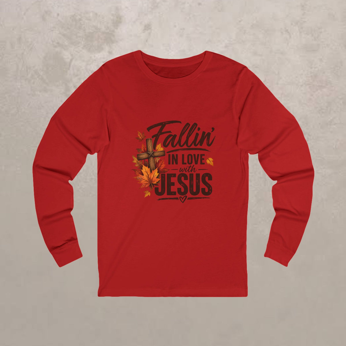 Fallin' in Love with Jesus - Long Sleeve Tee