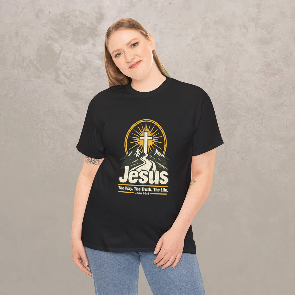 Jesus - The Way, Truth, Life — John 14:6 Unisex Graphic Tee
