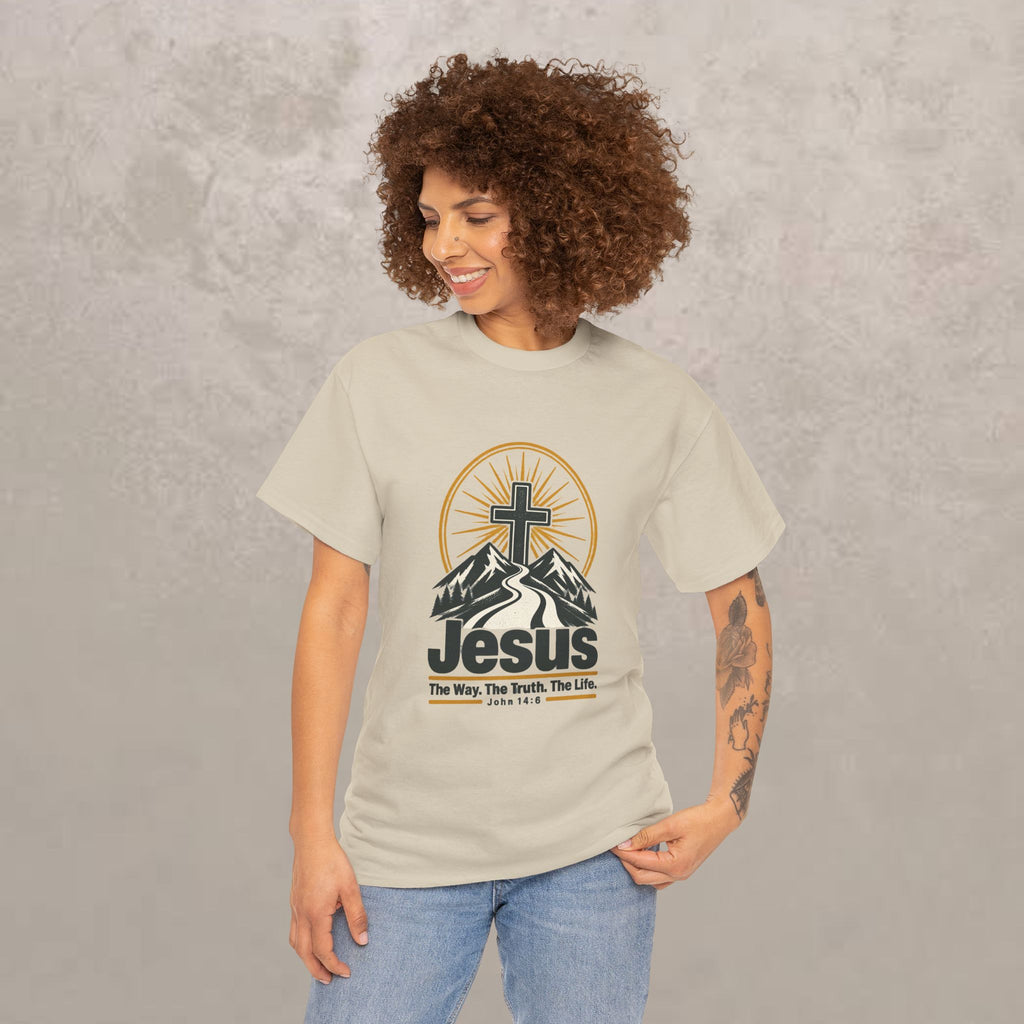 Jesus: The Way, The Truth, The Life - John 14:6 Unisex Graphic Tee