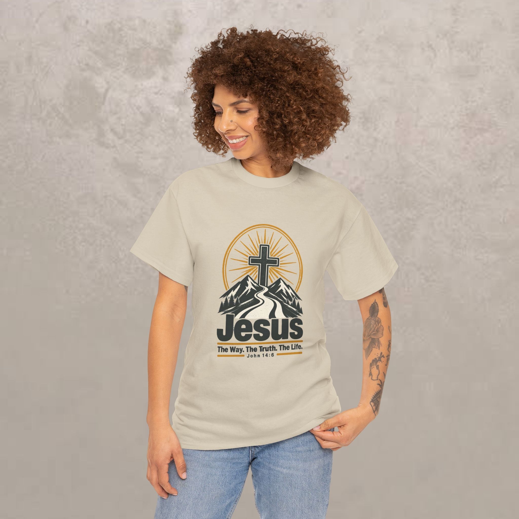 Jesus: The Way, The Truth, The Life - John 14:6 Unisex Graphic Tee