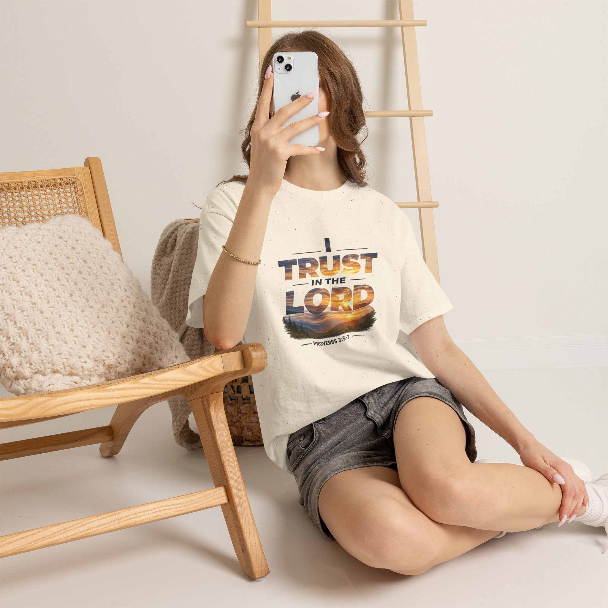 I Trust In The Lord - Mountains T‑Shirt — Proverbs 3:5 Christian Tee