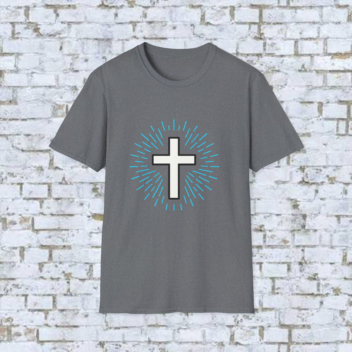 Glowing Cross Emblem T-Shirt