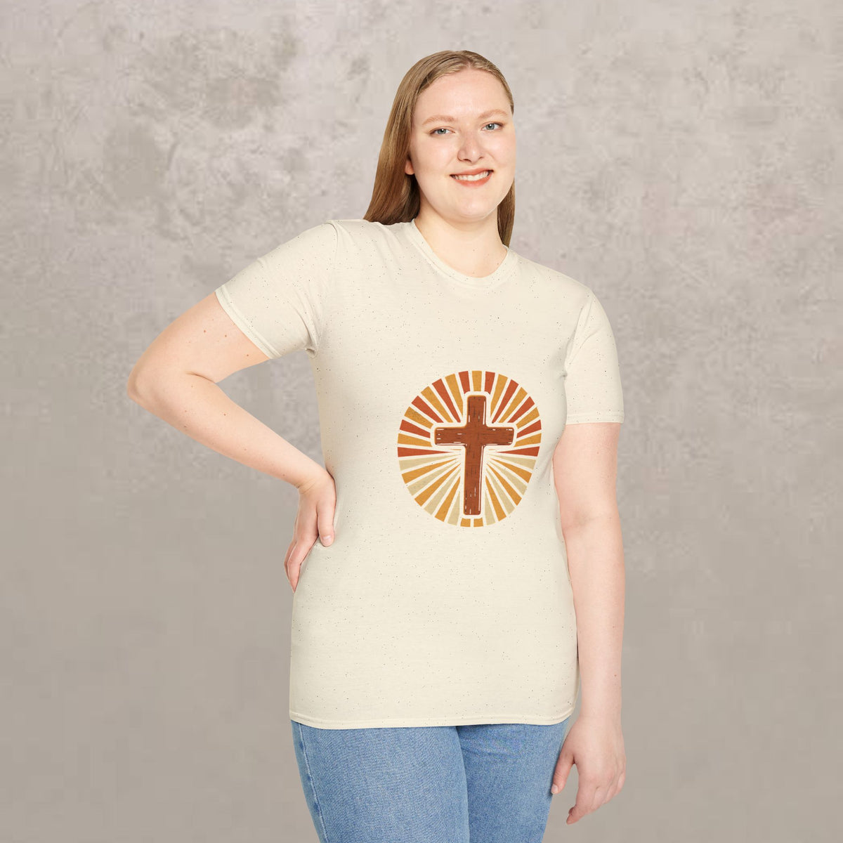 Cross with Sunburst Rays T-Shirt