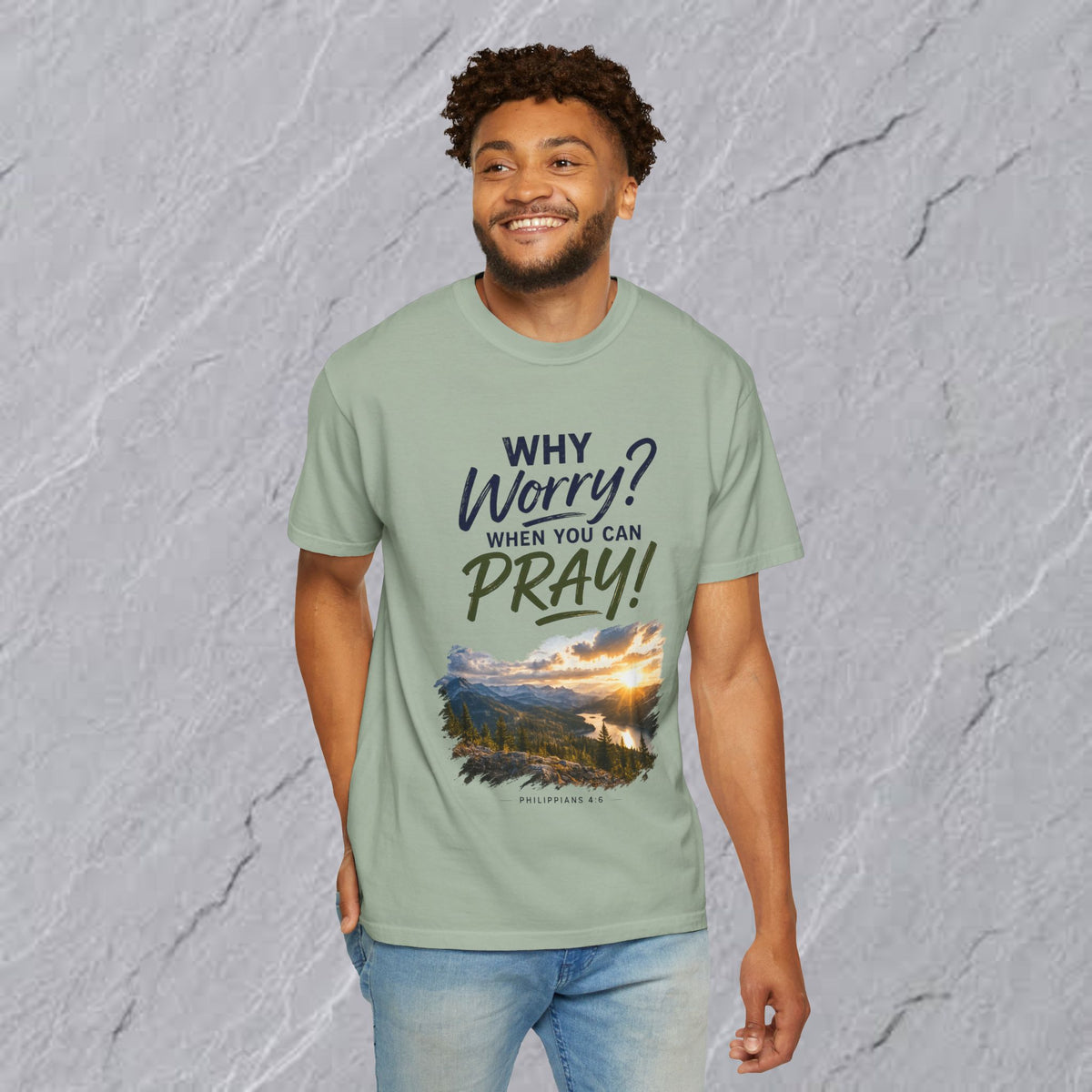 Why Worry - Pray  Christian Tee - Unisex