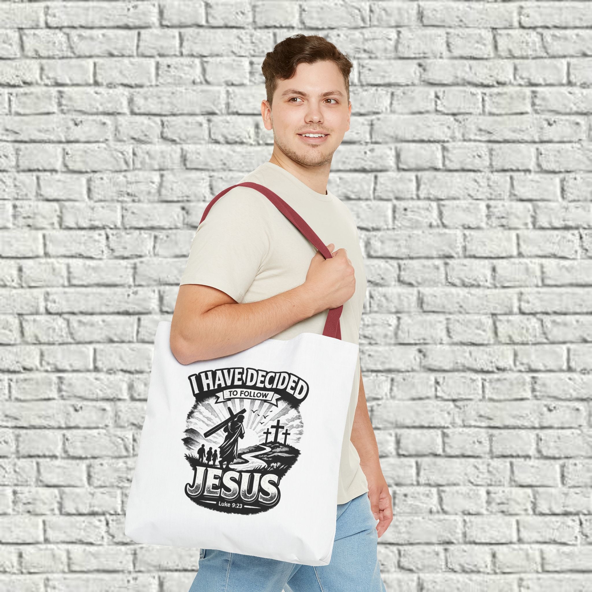 I Have Decided to Follow Jesus Tote Bag — Carryall