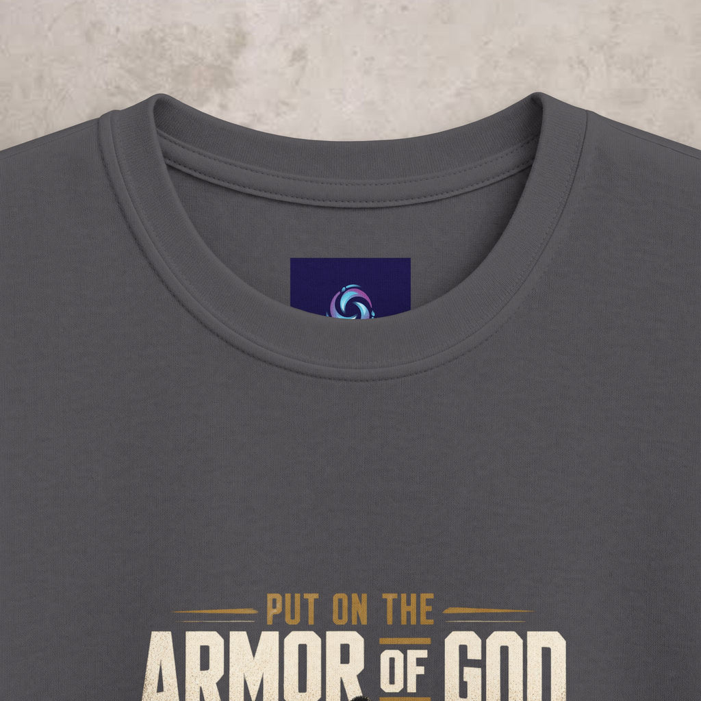 Kids- Put on the  Armor of God - Christian Graphic Tee