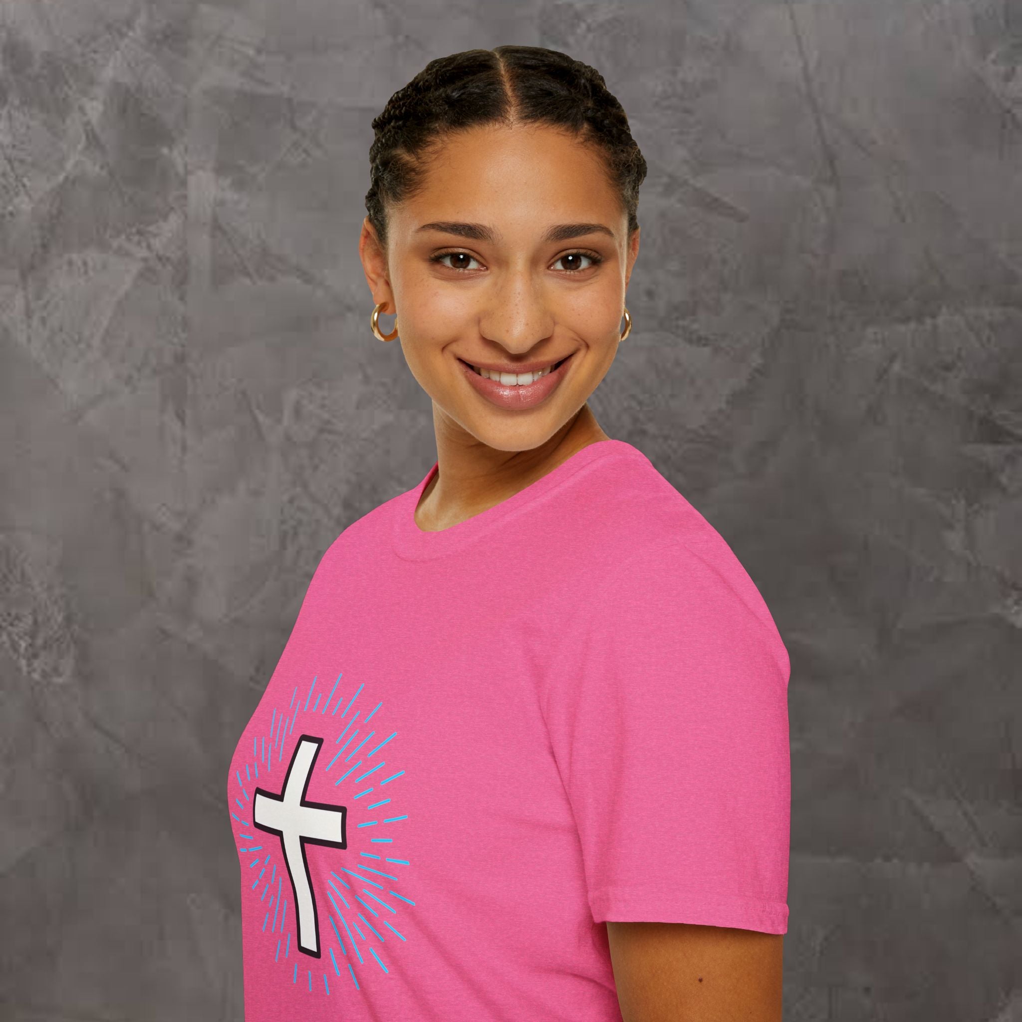 Glowing Cross Emblem T-Shirt