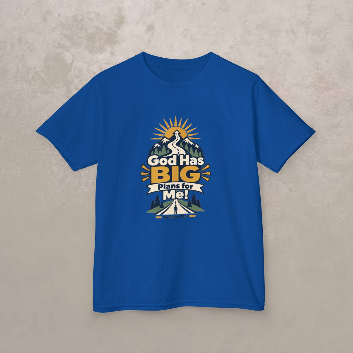 Kids - "God Has Big Plans for Me" Tee - Jeremiah 29:11