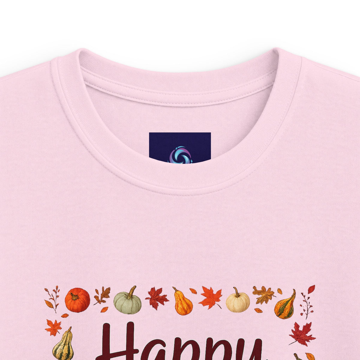Kids - Happy Fall Y’all! - Autumn Leaves Pumpkin Tee
