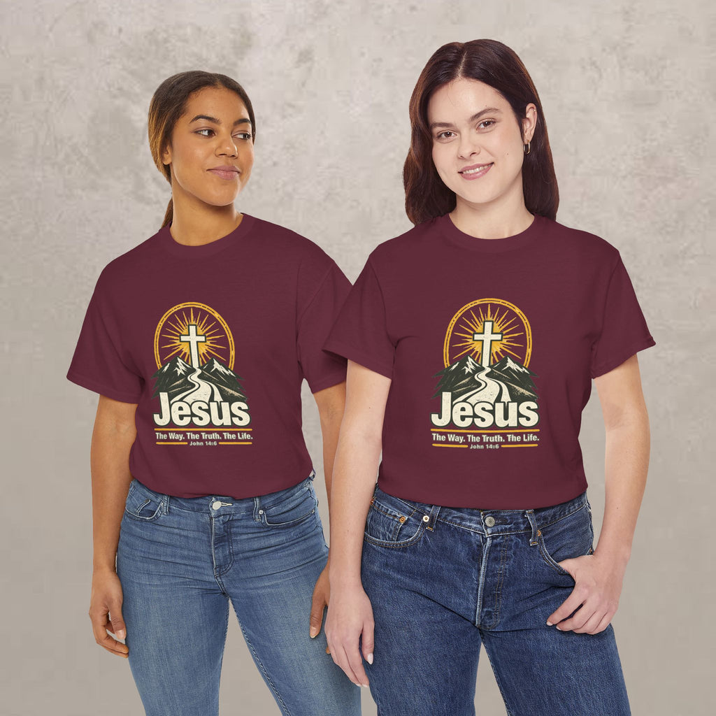 Jesus - The Way, Truth, Life — John 14:6 Unisex Graphic Tee