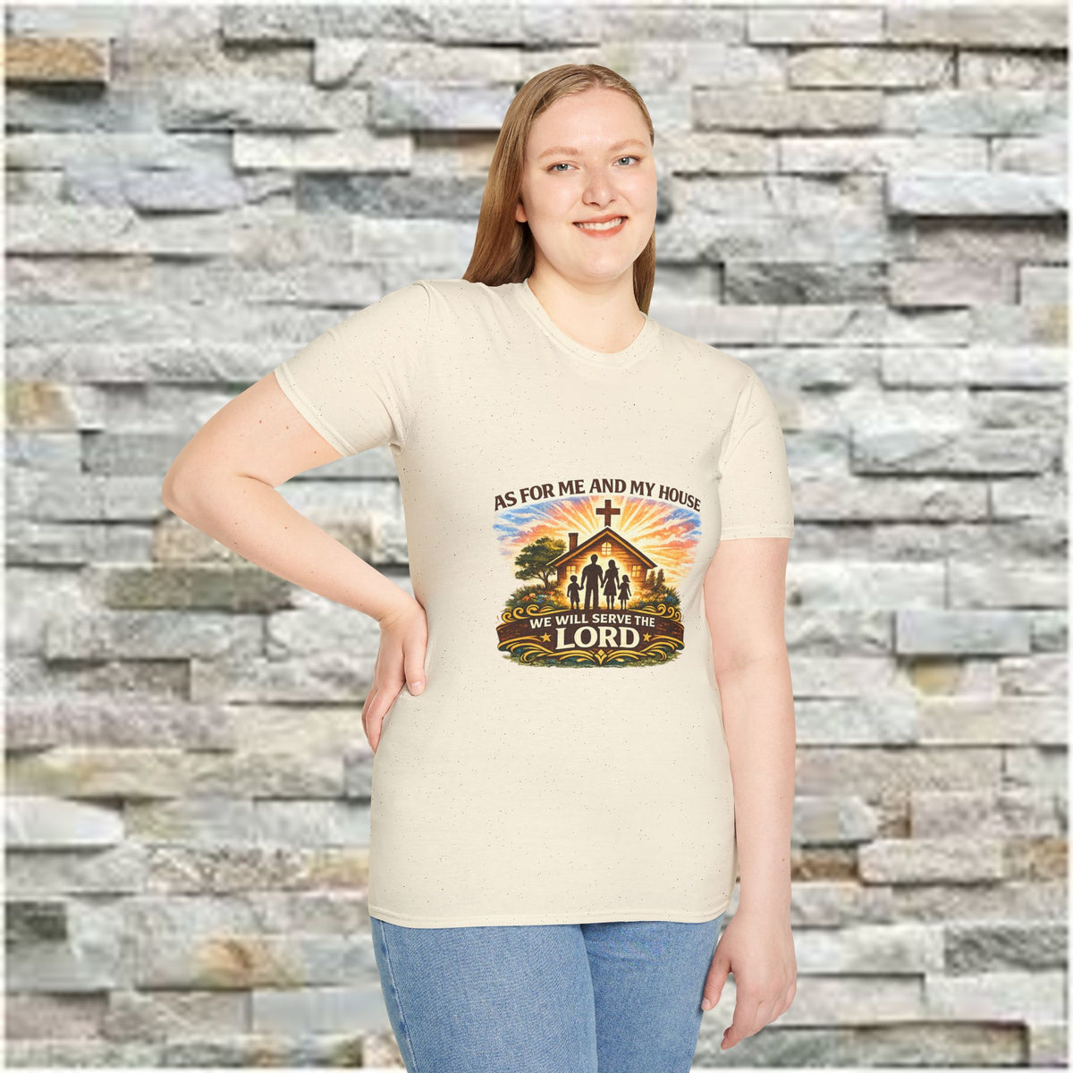 As For Me And My House We Will Serve The Lord"  - Family Tee