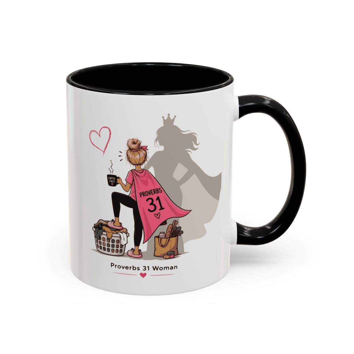 Proverbs 31 Woman Coffee Mug – Inspirational Accent Mug and Gift - Blonde (11/15oz)