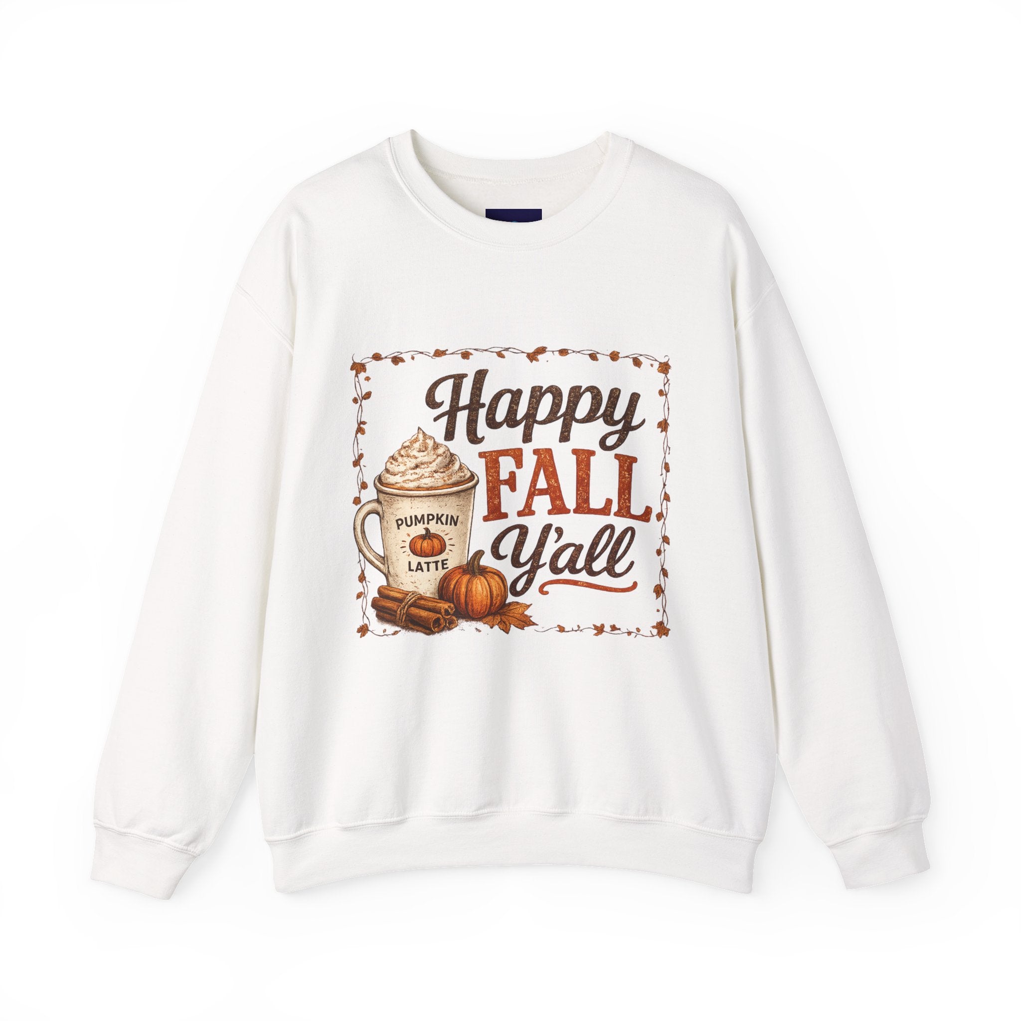 Happy Fall Y’all Crewneck Sweatshirt — Autumn Pullover