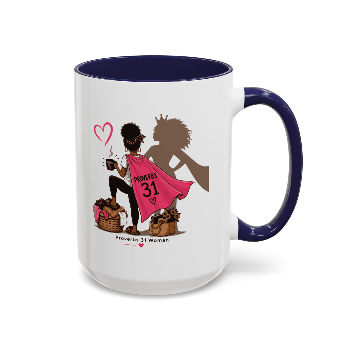 Proverbs 31 Woman Coffee Mug – Inspirational Accent Mug and Gift - Black (11/15oz)