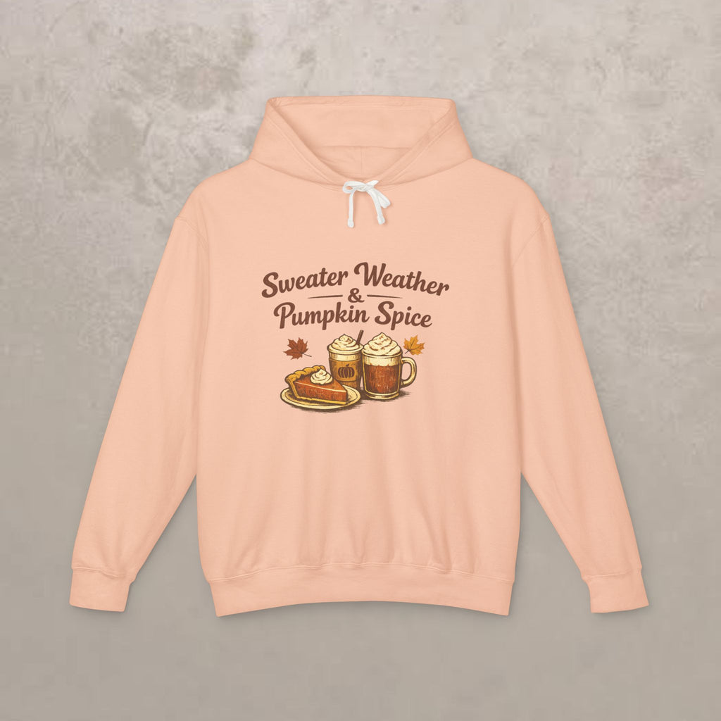 Adult -  "Sweater Weather & Pumpkin Spice" Autumn Hoodie