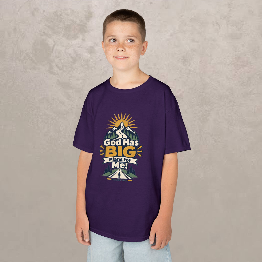Kids - "God Has Big Plans for Me" Tee - Jeremiah 29:11