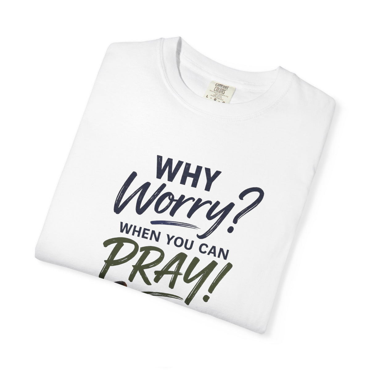 Why Worry - Pray - Men's Tee — Asian Man