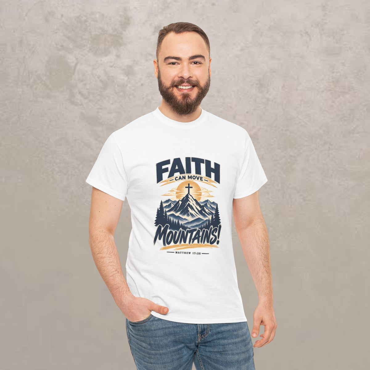 Faith Can Move Mountains Unisex Tee