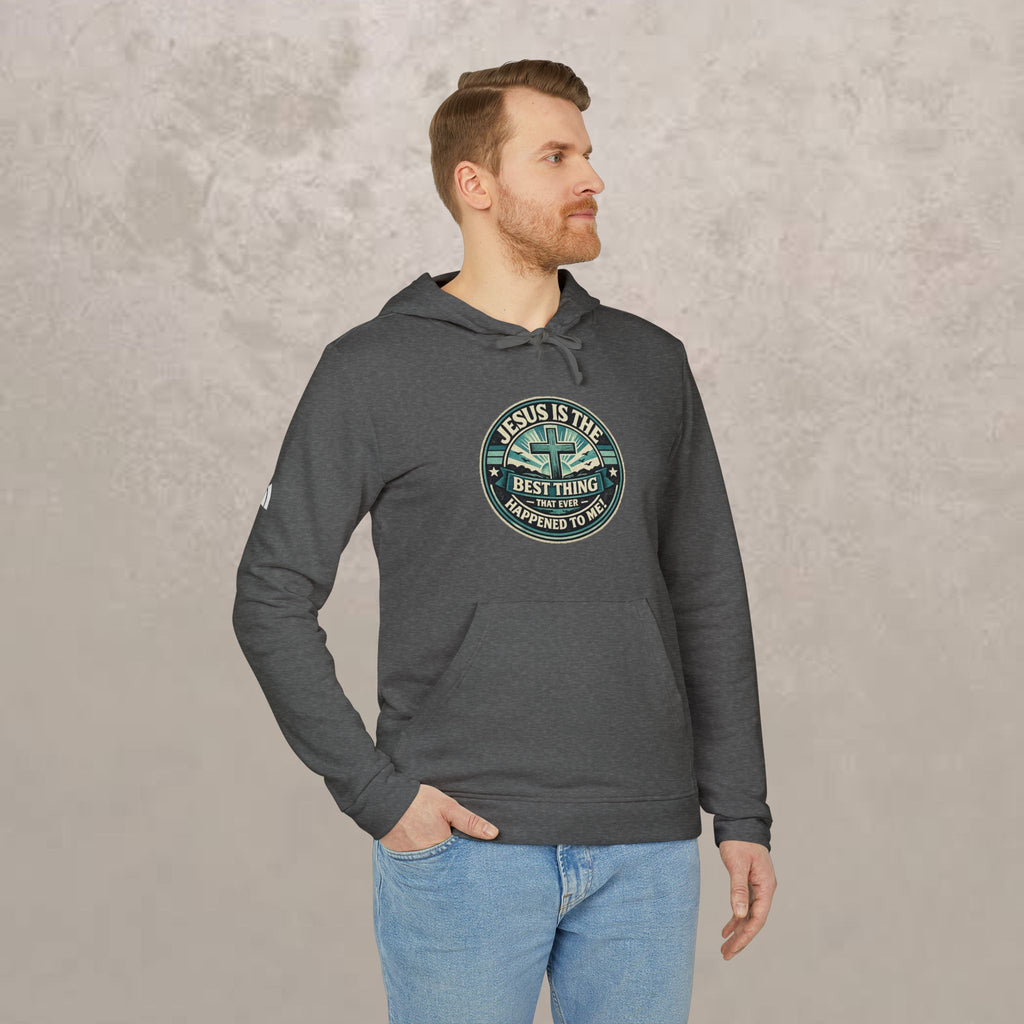 Adidas Hoodie — 'Jesus Is The Best Thing' Graphic Pullover