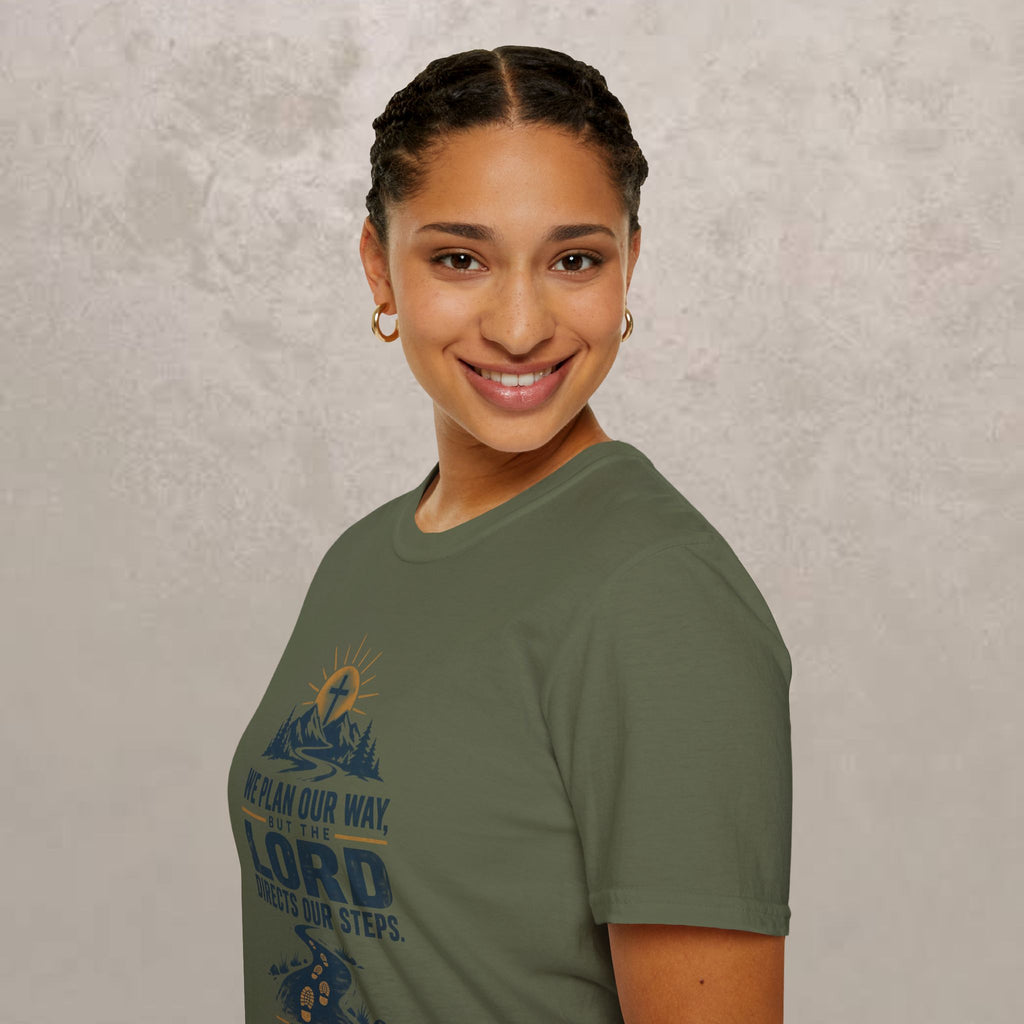 We Plan Our Way, But the Lord Directs Our Steps - Unisex Tee