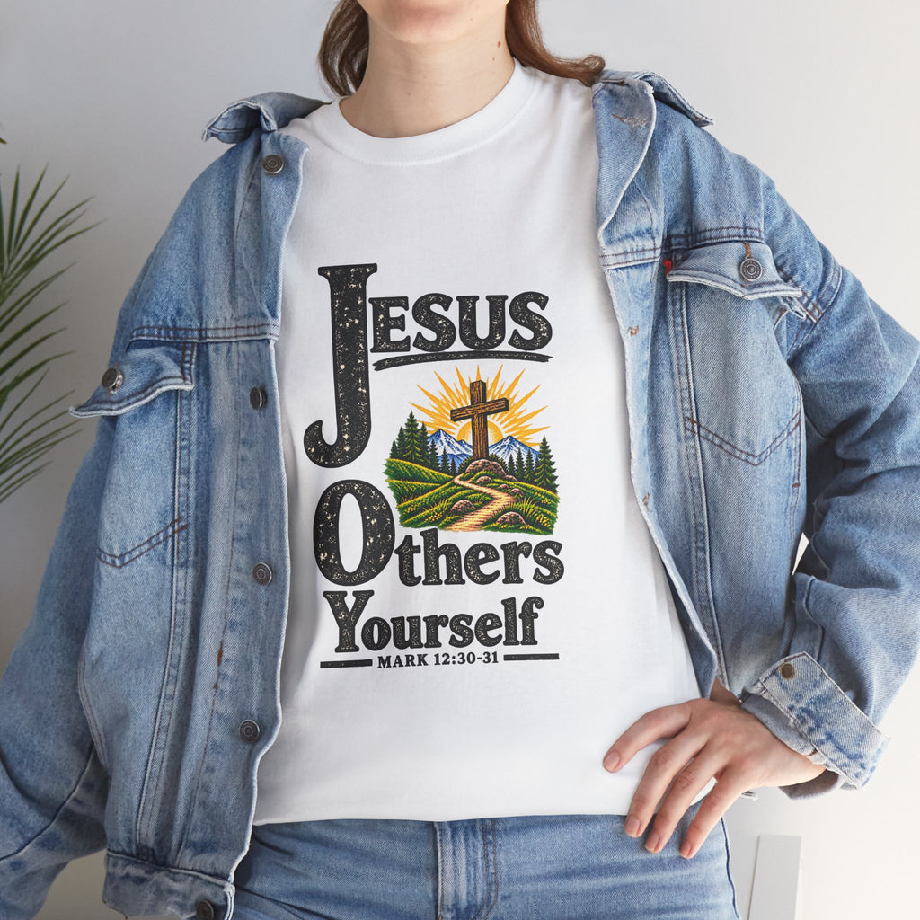 JOY - Jesus, Others, Yourself Tee — Mark 12:30-31