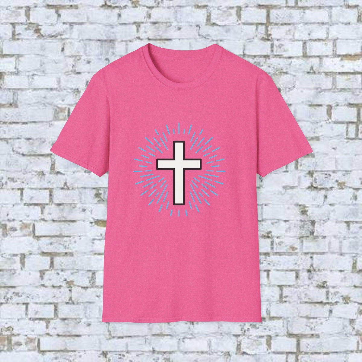 Glowing Cross Emblem T-Shirt