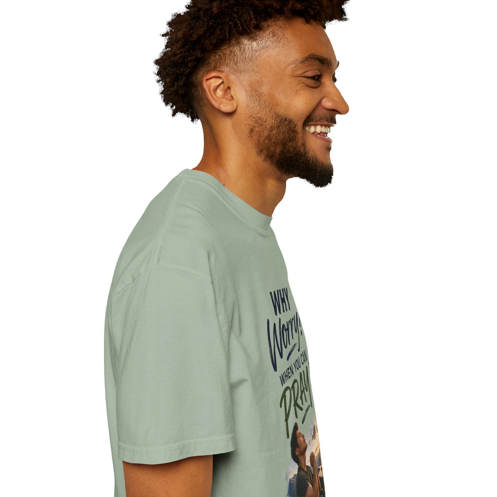 Why Worry - Pray - Men's Tee — Asian Man