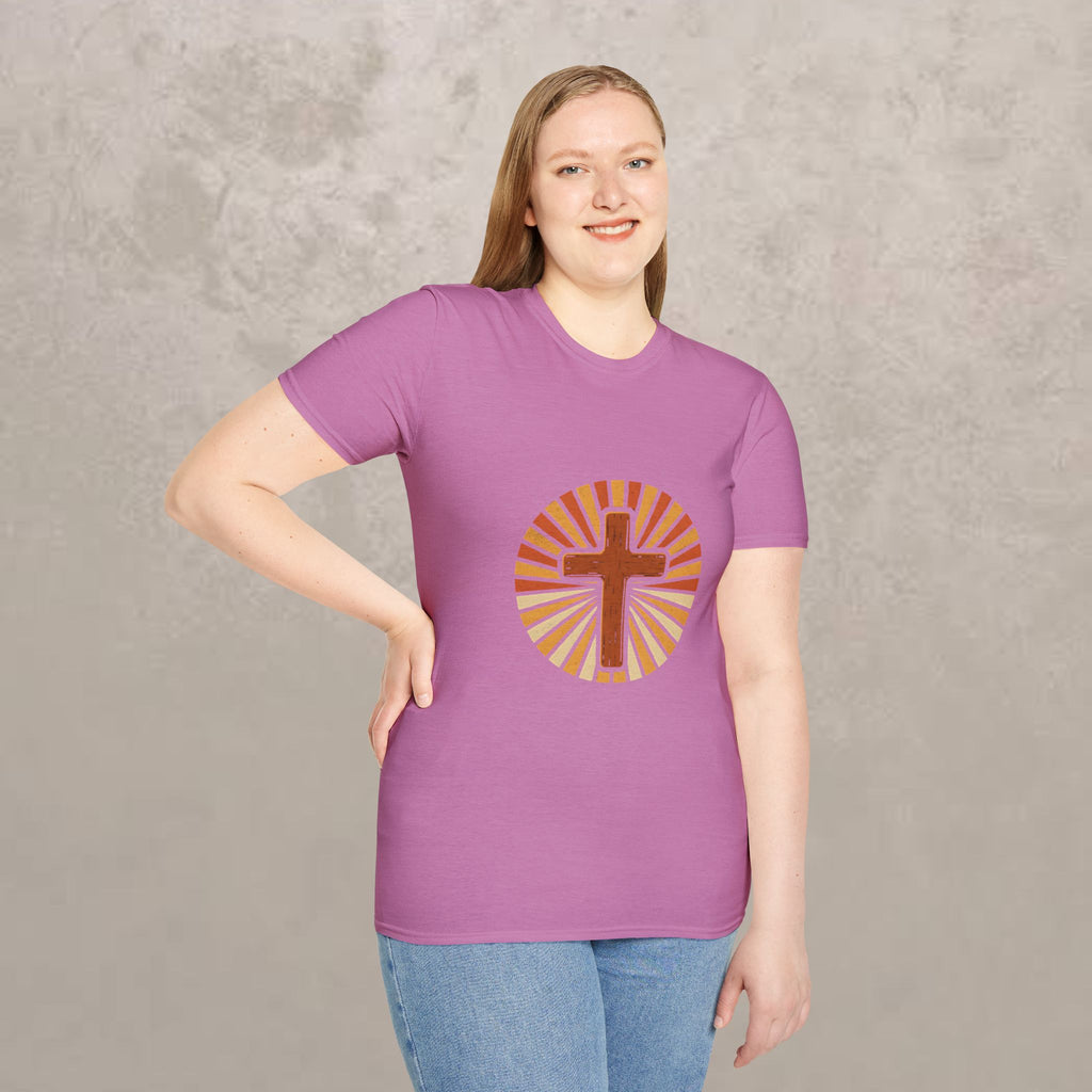 Cross with Sunburst Rays T-Shirt