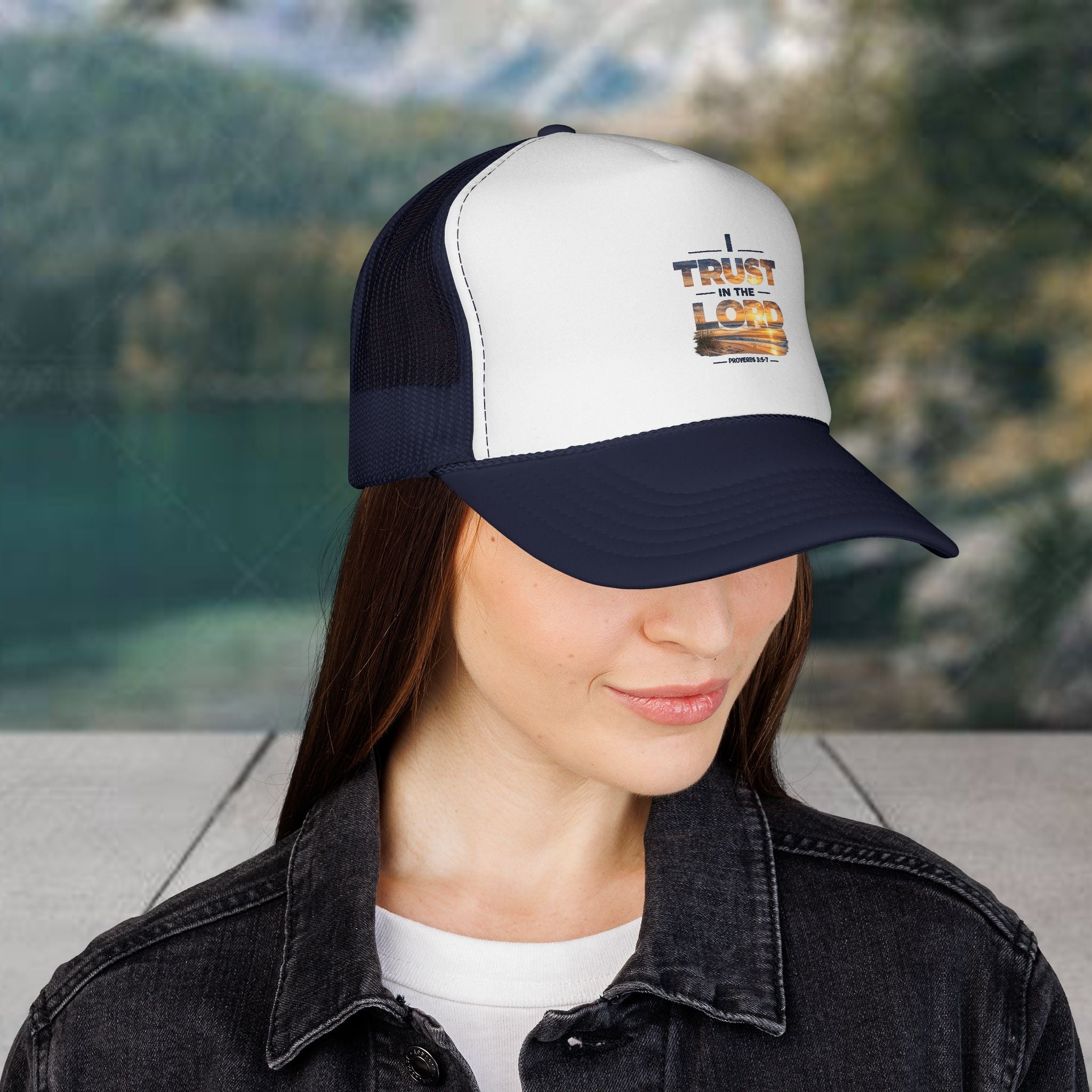 I Trust in the Lord - Sunset Faith Cap
