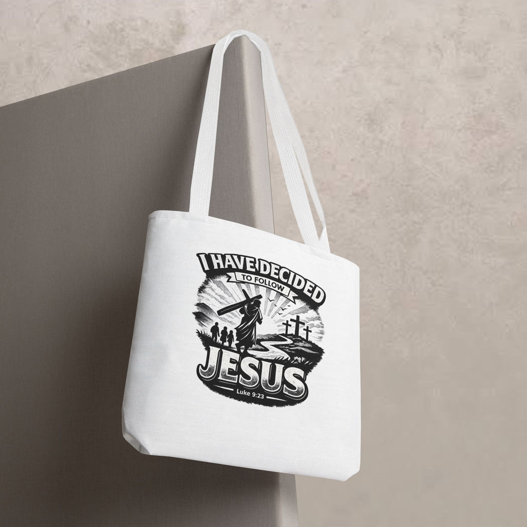 I Have Decided to Follow Jesus Tote Bag — Carryall
