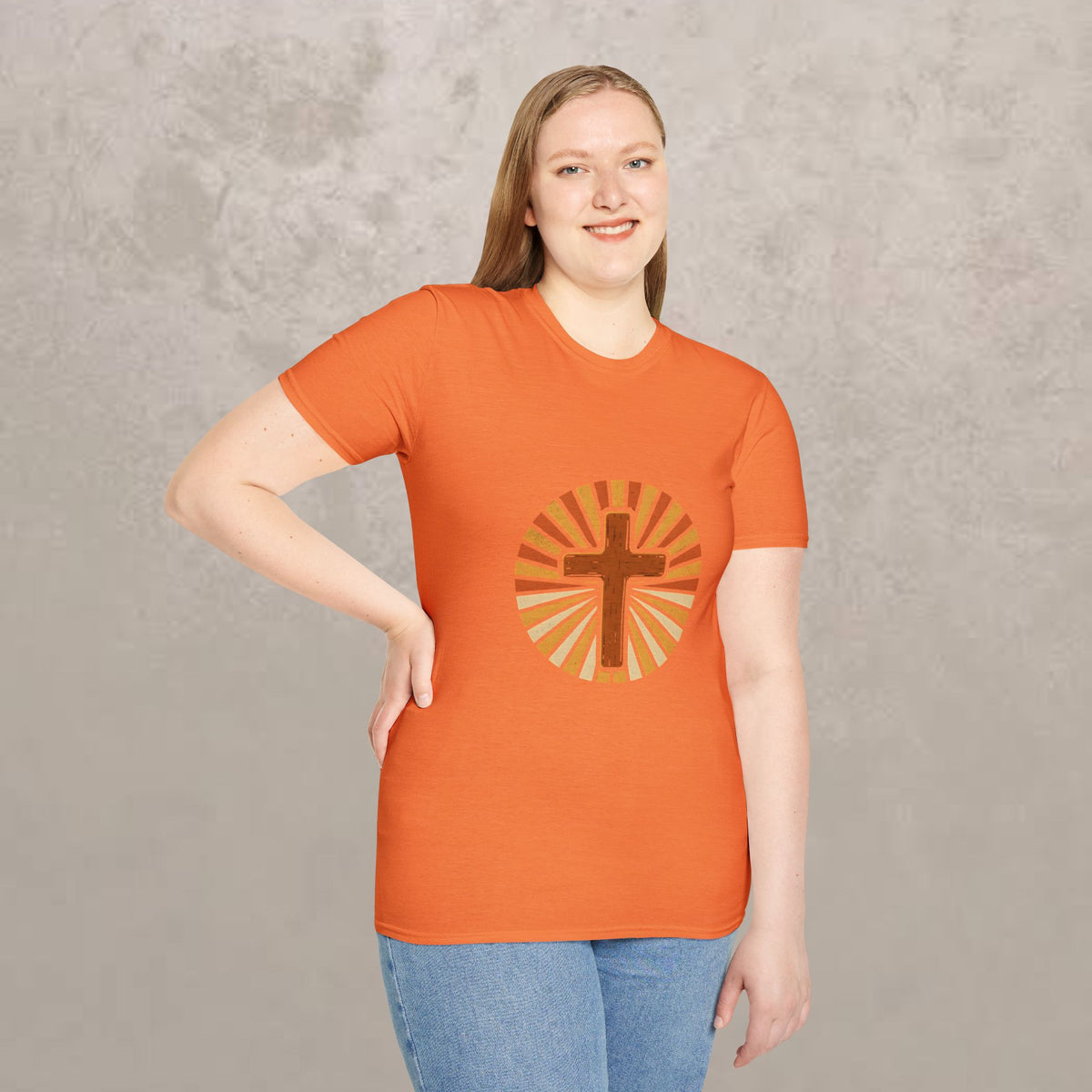 Cross with Sunburst Rays T-Shirt