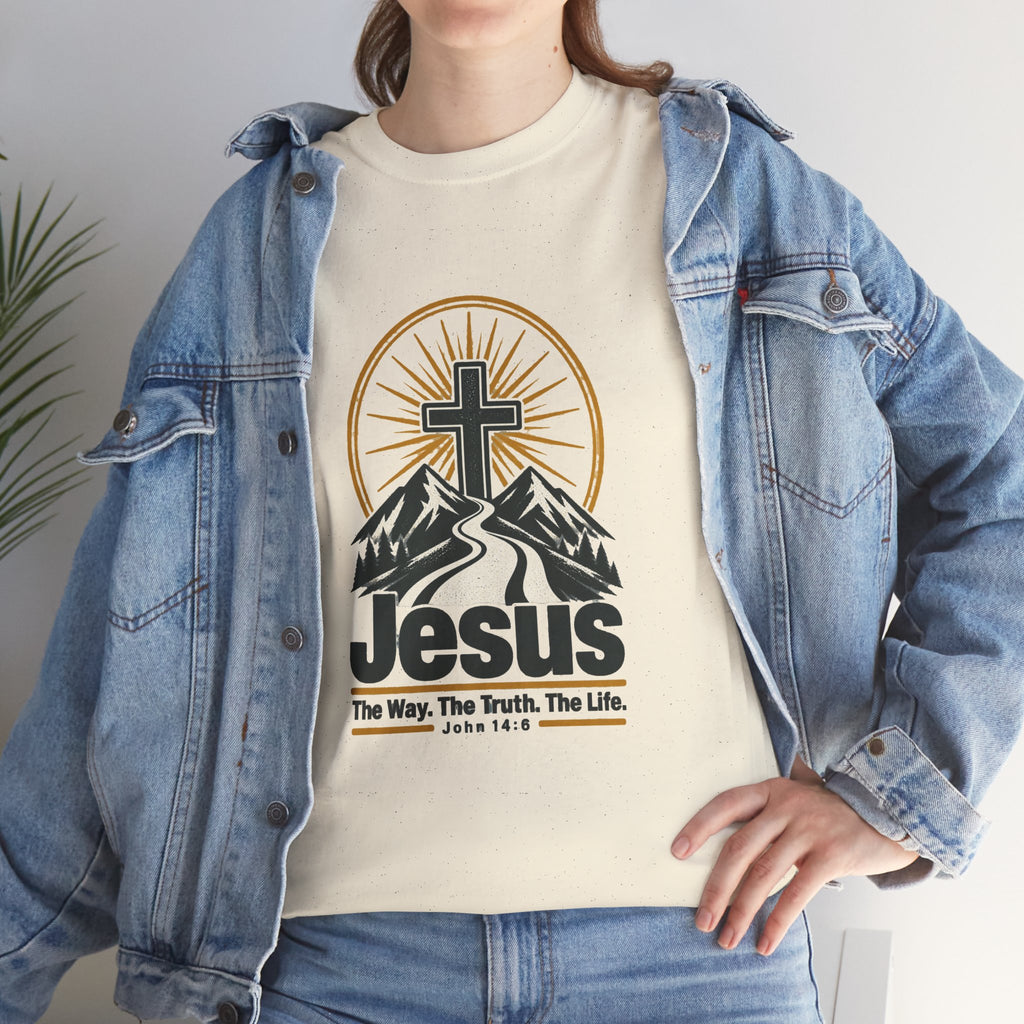 Jesus: The Way, The Truth, The Life - John 14:6 Unisex Graphic Tee