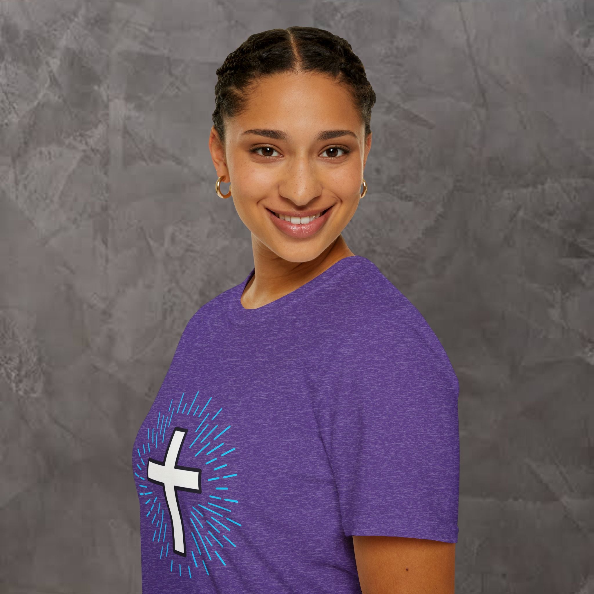 Glowing Cross Emblem T-Shirt