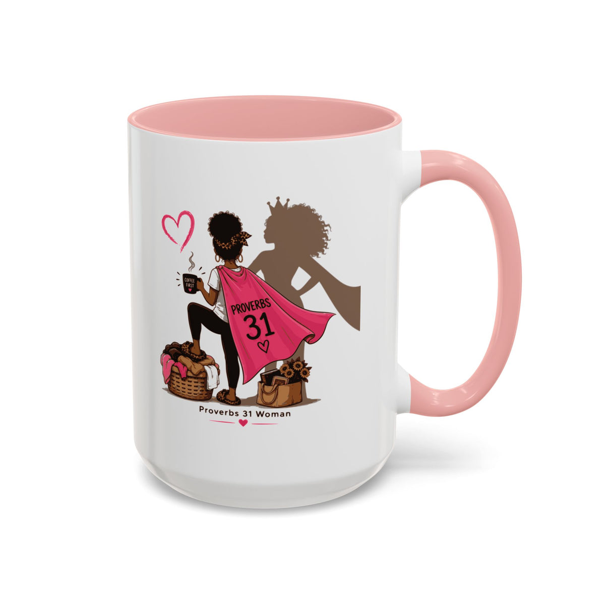 Proverbs 31 Woman Coffee Mug – Inspirational Accent Mug and Gift - Black (11/15oz)