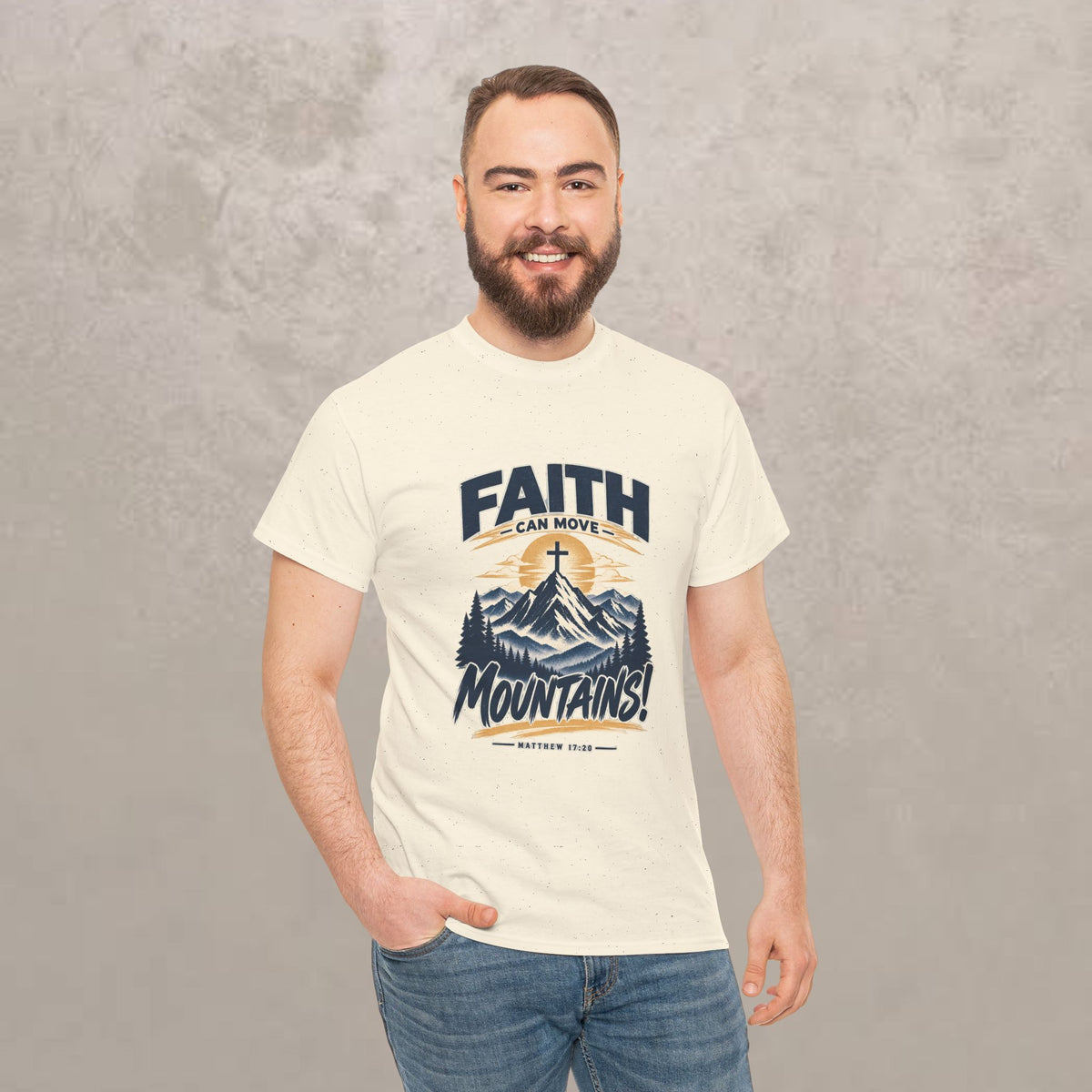 Faith Can Move Mountains Unisex Tee