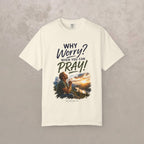 Why Worry - Pray - Men's Tee — Blonde Men's Christian Inspirational Tee