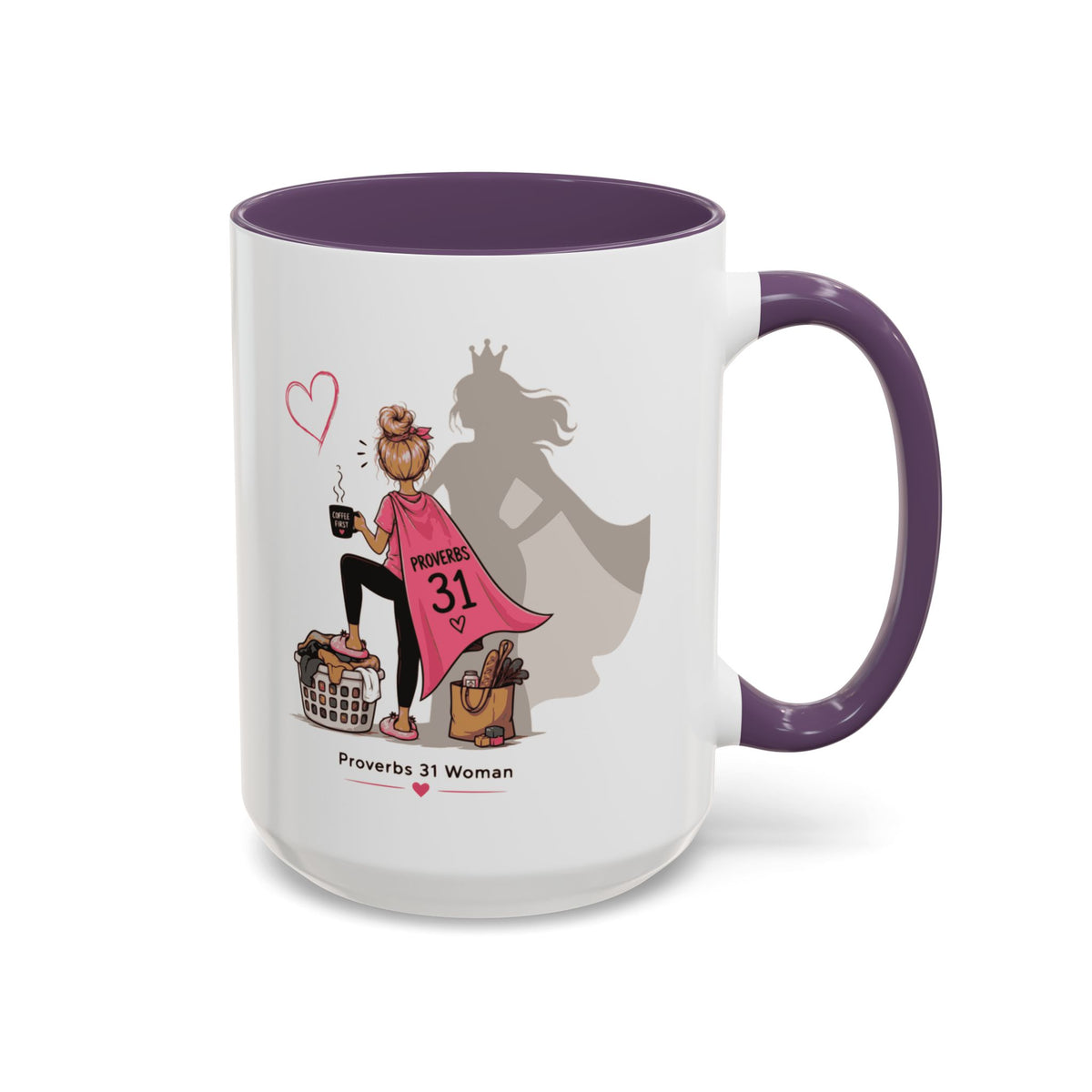 Proverbs 31 Woman Coffee Mug – Inspirational Accent Mug and Gift - Blonde (11/15oz)