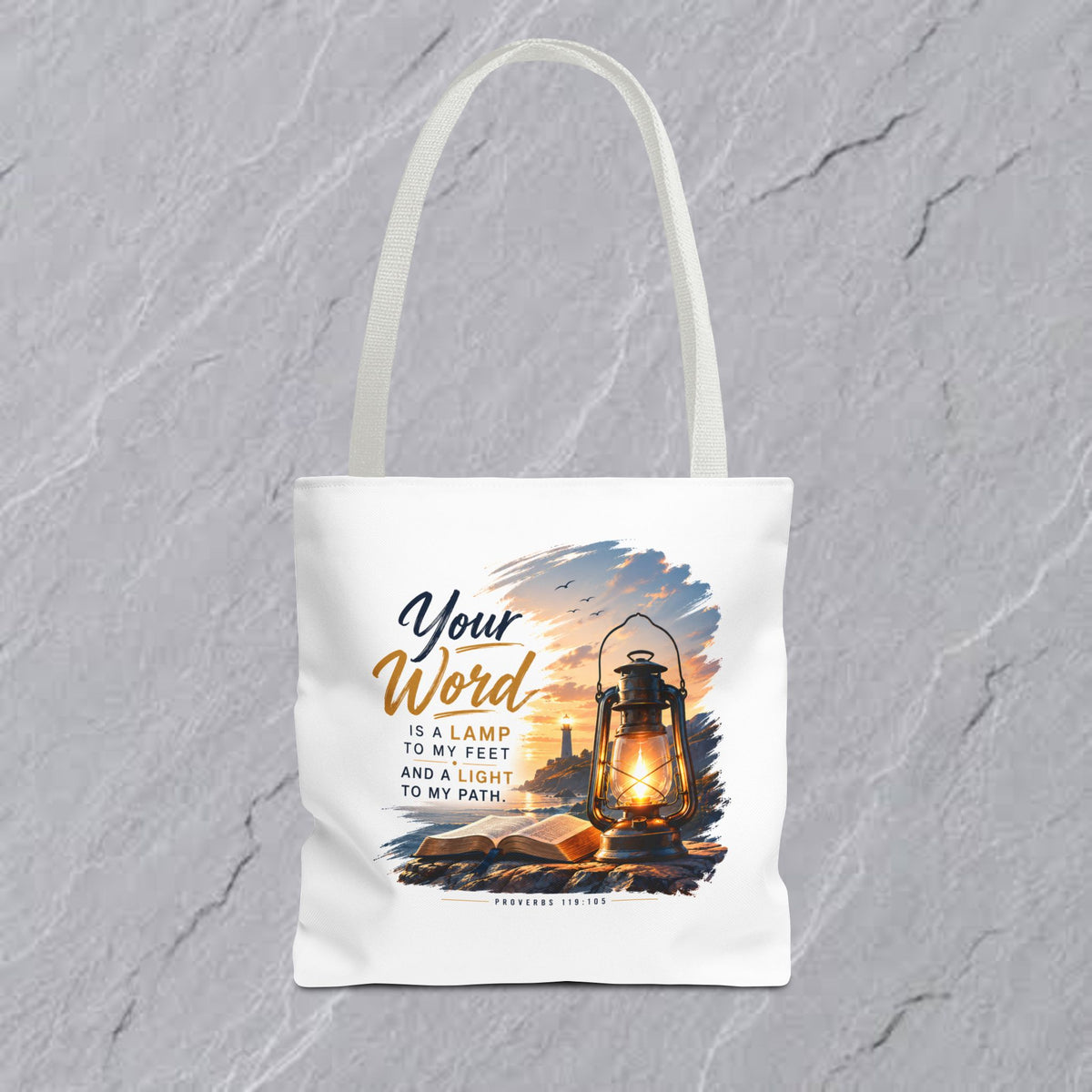 Your Word is a Lamp to My Feet - Tote Bag