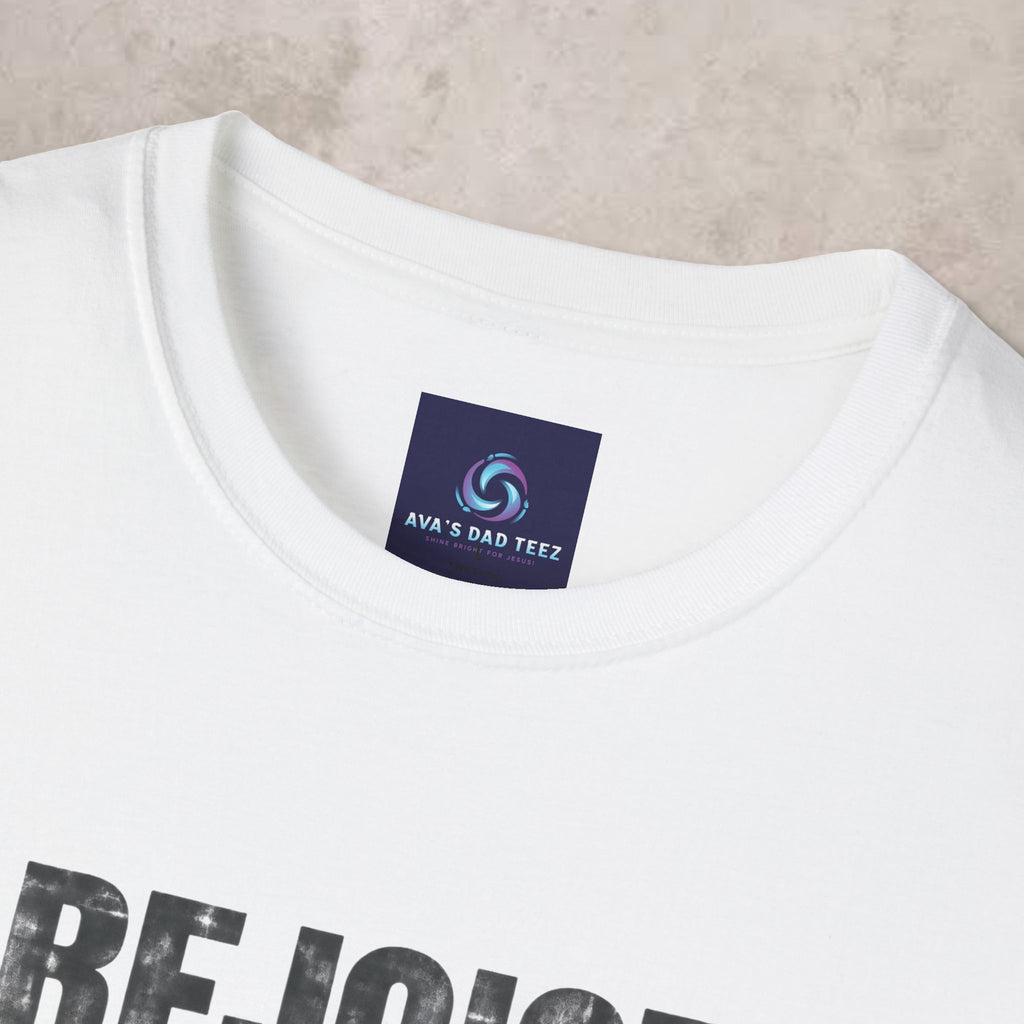 Rejoice in the Lord Always - Philippians 4:4 - Unisex Tee