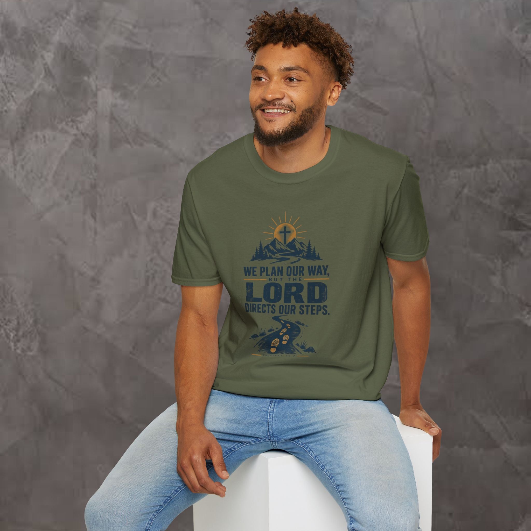 We Plan Our Way, But the Lord Directs Our Steps - Unisex Tee