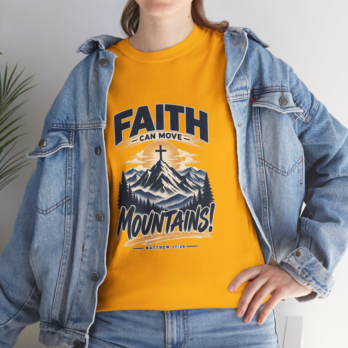 Faith Can Move Mountains Unisex Tee
