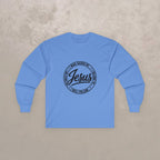 Jesus - I Will Follow... Christian Men's Graphic Long Sleeve Tee
